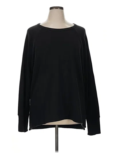 Pre-owned Athleta Pullover Sweater In Black