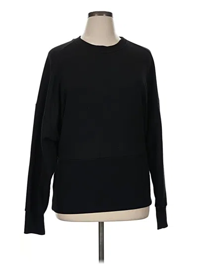 Pre-owned Athleta Pullover Sweater In Black