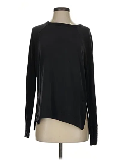 Pre-owned Athleta Pullover Sweater In Black