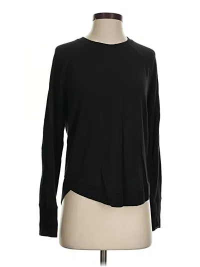 Pre-owned Athleta Pullover Sweater In Black