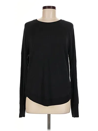 Pre-owned Athleta Pullover Sweater In Black