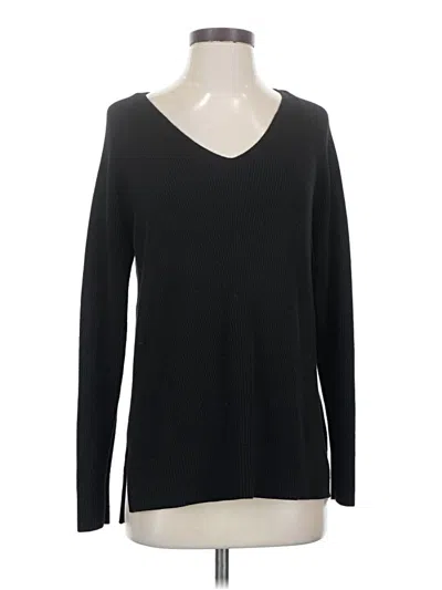 Pre-owned Athleta Pullover Sweater In Black