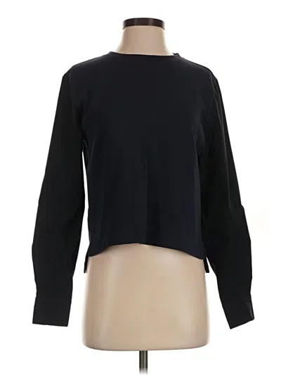Pre-owned Athleta Pullover Sweater In Black