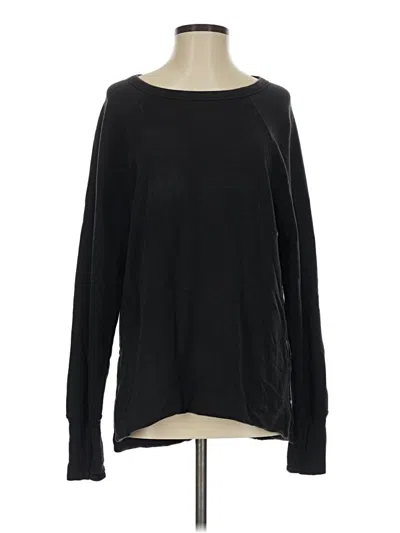 Pre-owned Athleta Pullover Sweater In Black