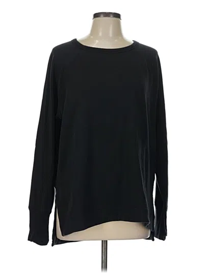 Pre-owned Athleta Pullover Sweater In Black