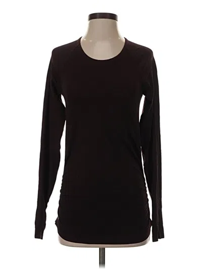 Pre-owned Athleta Pullover Sweater In Black
