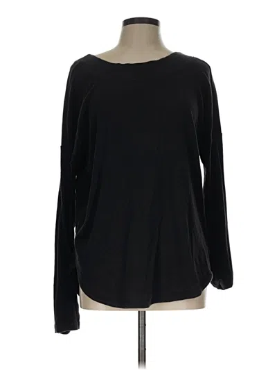 Pre-owned Athleta Pullover Sweater In Black