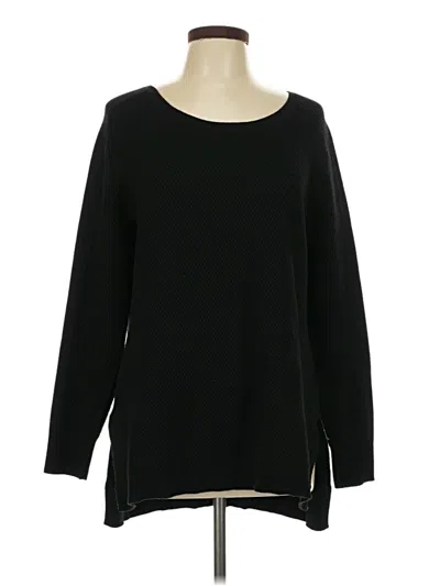 Pre-owned Athleta Pullover Sweater In Black