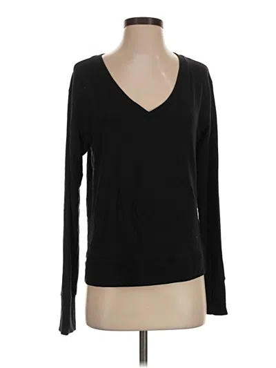 Pre-owned Athleta Pullover Sweater In Black