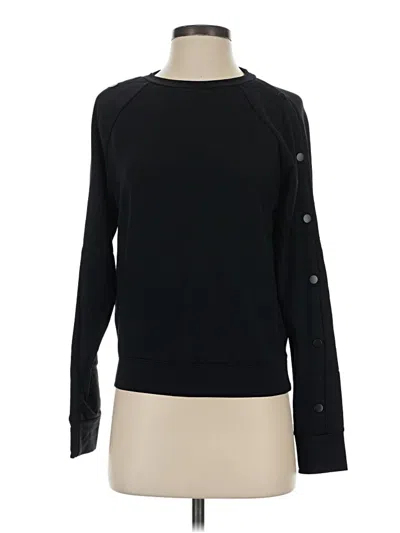 Pre-owned Athleta Pullover Sweater In Black