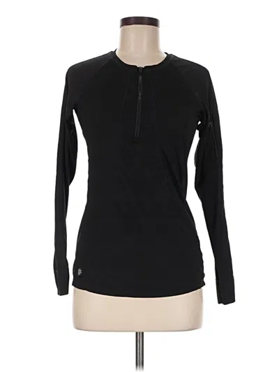Pre-owned Athleta Pullover Sweater In Black