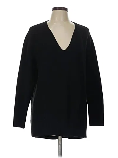 Pre-owned Athleta Pullover Sweater In Black