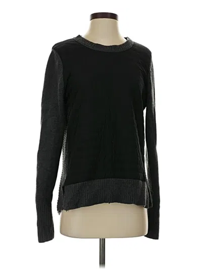 Pre-owned Athleta Pullover Sweater In Black
