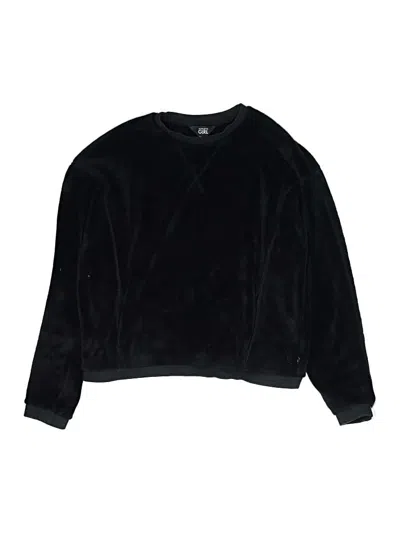 Pre-owned Athleta Kids' Pullover Sweater In Black