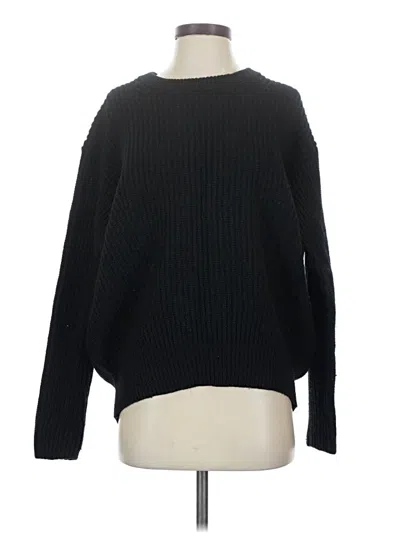 Pre-owned Athleta Pullover Sweater In Black