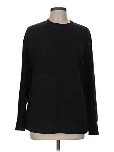 Pre-owned Athleta Pullover Sweater In Black