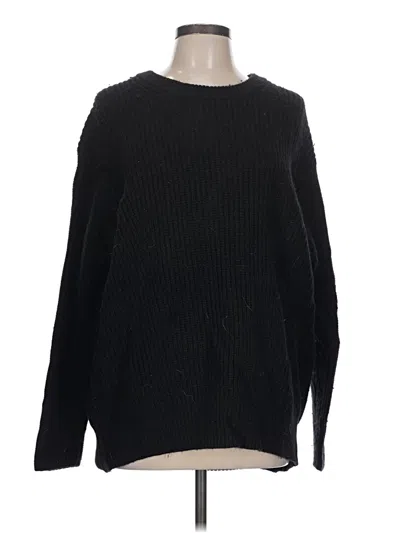 Pre-owned Athleta Pullover Sweater In Black