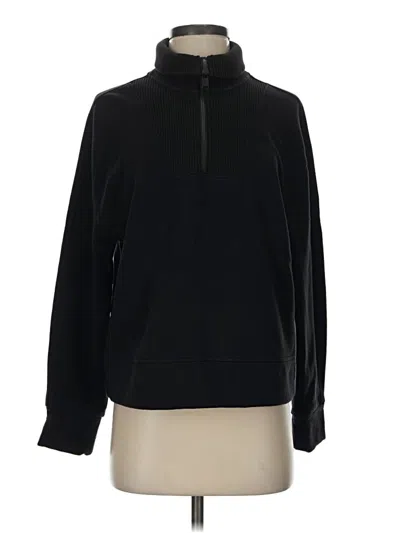 Pre-owned Athleta Pullover Sweater In Black