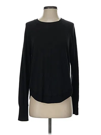 Pre-owned Athleta Pullover Sweater In Black