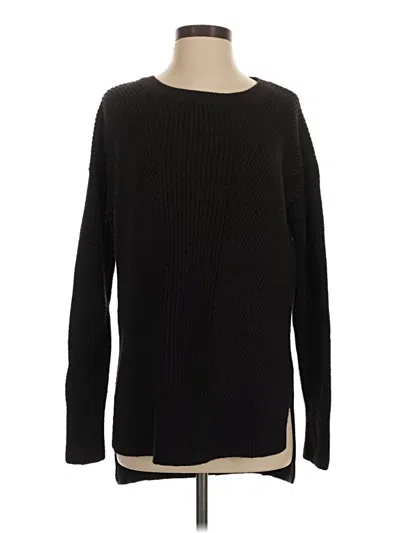 Pre-owned Athleta Pullover Sweater In Black