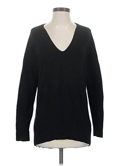 Pre-owned Athleta Pullover Sweater In Black