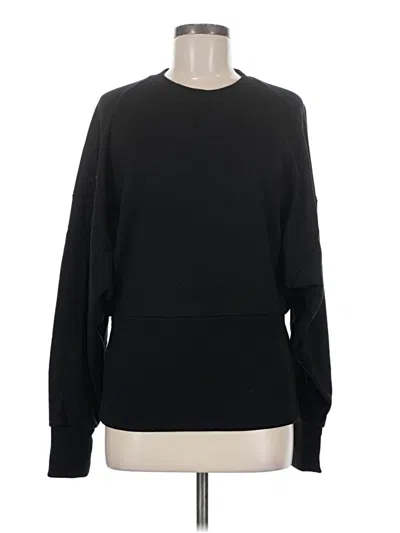 Pre-owned Athleta Pullover Sweater In Black