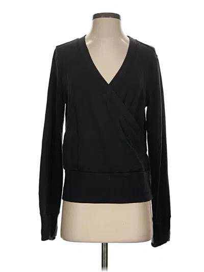 Pre-owned Athleta Pullover Sweater In Black