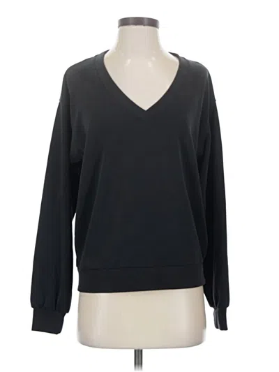 Pre-owned Athleta Pullover Sweater In Black