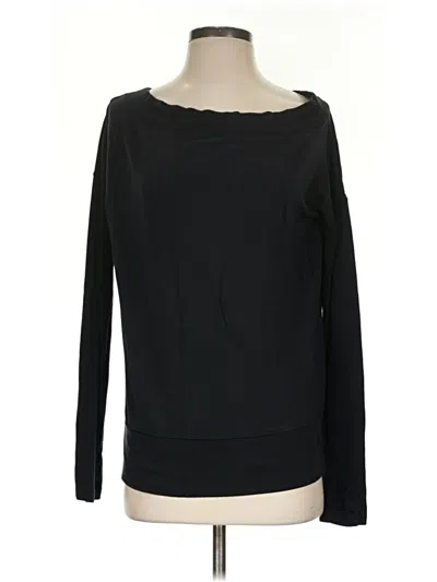 Pre-owned Athleta Pullover Sweater In Black