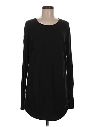 Pre-owned Athleta Pullover Sweater In Black