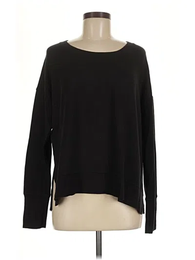 Pre-owned Athleta Pullover Sweater In Black