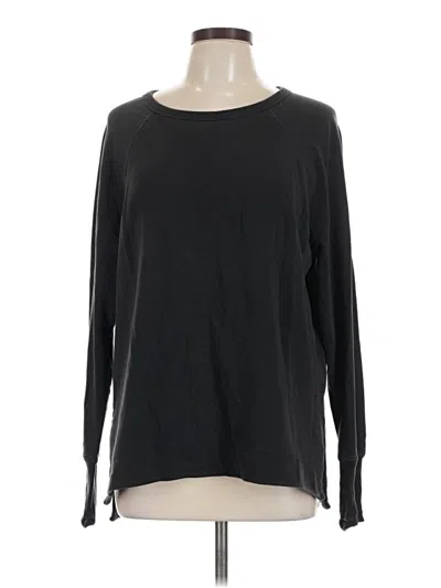 Pre-owned Athleta Pullover Sweater In Black