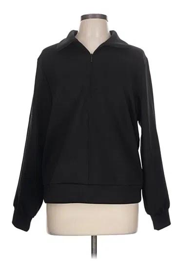 Pre-owned Athleta Pullover Sweater In Black