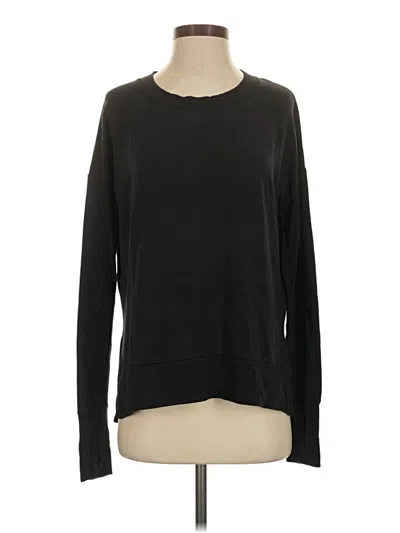 Pre-owned Athleta Pullover Sweater In Black