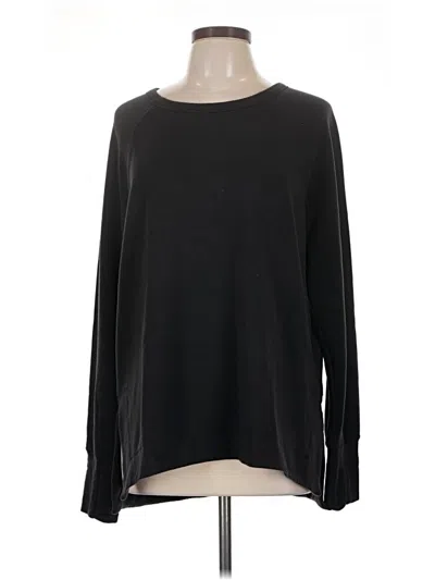 Pre-owned Athleta Pullover Sweater In Black