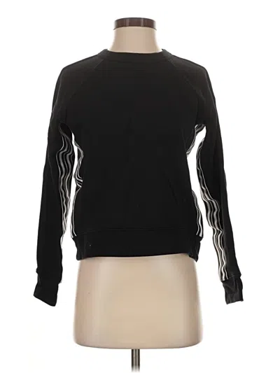 Pre-owned Athleta Pullover Sweater In Black