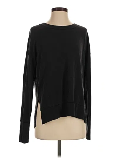 Pre-owned Athleta Pullover Sweater In Black