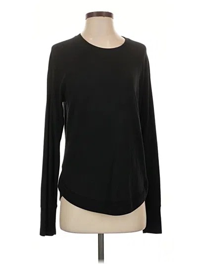 Pre-owned Athleta Pullover Sweater In Black