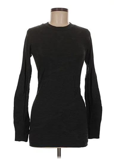 Pre-owned Athleta Pullover Sweater In Black