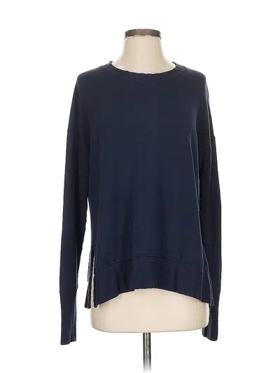 Pre-owned Athleta Pullover Sweater In Blue