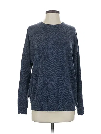 Pre-owned Athleta Pullover Sweater In Blue