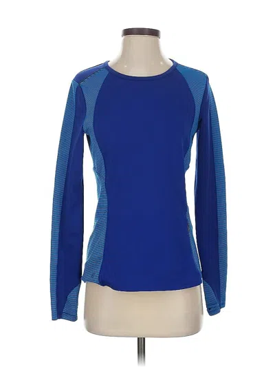 Pre-owned Athleta Pullover Sweater In Blue
