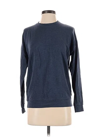 Pre-owned Athleta Pullover Sweater In Blue