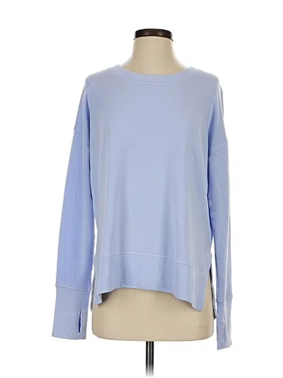 Pre-owned Athleta Pullover Sweater In Blue