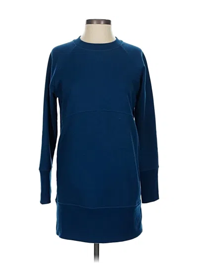 Pre-owned Athleta Pullover Sweater In Blue