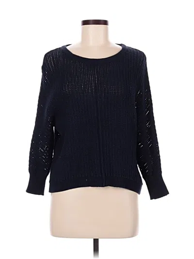 Pre-owned Athleta Pullover Sweater In Blue