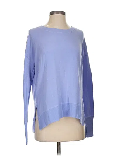 Pre-owned Athleta Pullover Sweater In Blue