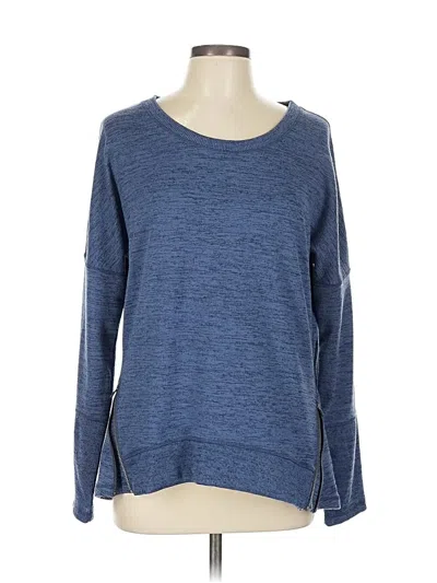 Pre-owned Athleta Pullover Sweater In Blue