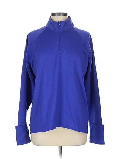 Pre-owned Athleta Pullover Sweater In Blue