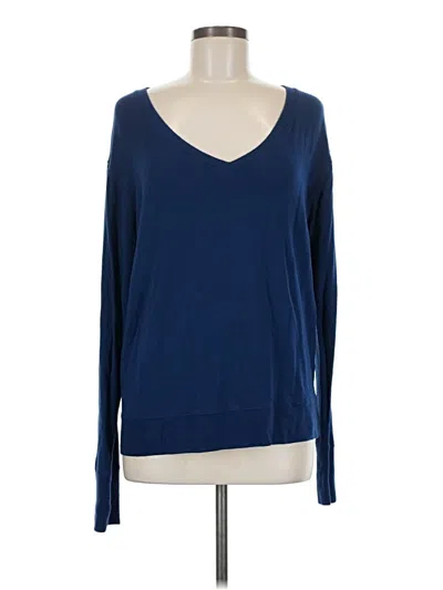 Pre-owned Athleta Pullover Sweater In Blue
